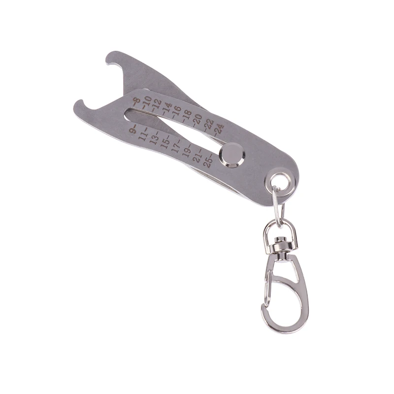 Точный брелок для проверки размера резьбы портативный штангенциркуль