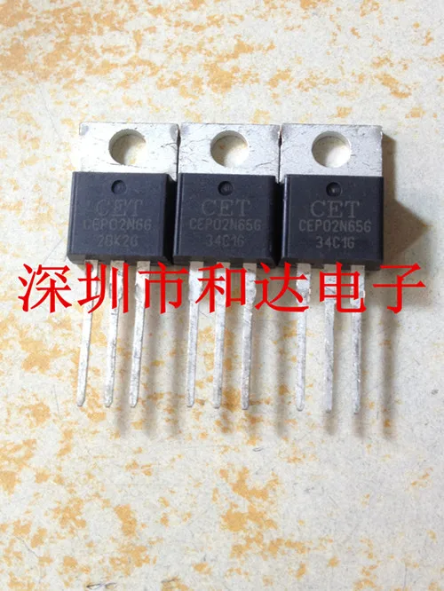 

5 шт.-10 шт., CEP02N65G TO-220, оригинальный запас, новинка