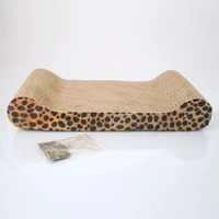 harden corrugated paper pet cat toy cat sofa flat claws grinding board with catnip small size eart rt