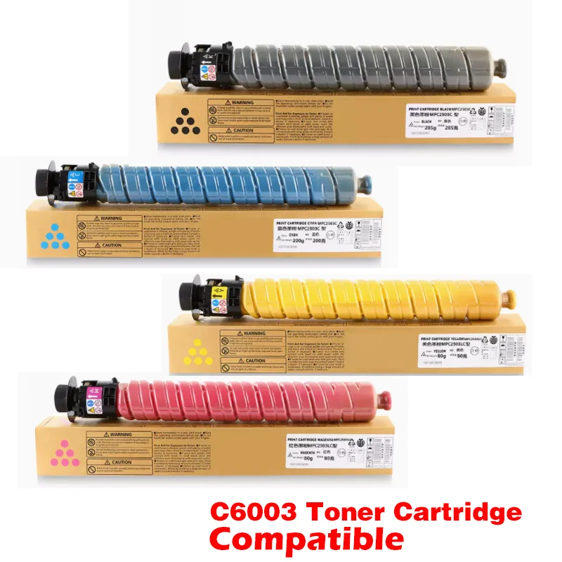 

C6003 Copier Toner Cartridge Compatible for RICOH MP C4503 C4504 C5503 C5504 C6003 C6004 Copier Toner Powder Supplies