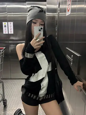 Seeslim Женские футболки с длинным рукавом Черный