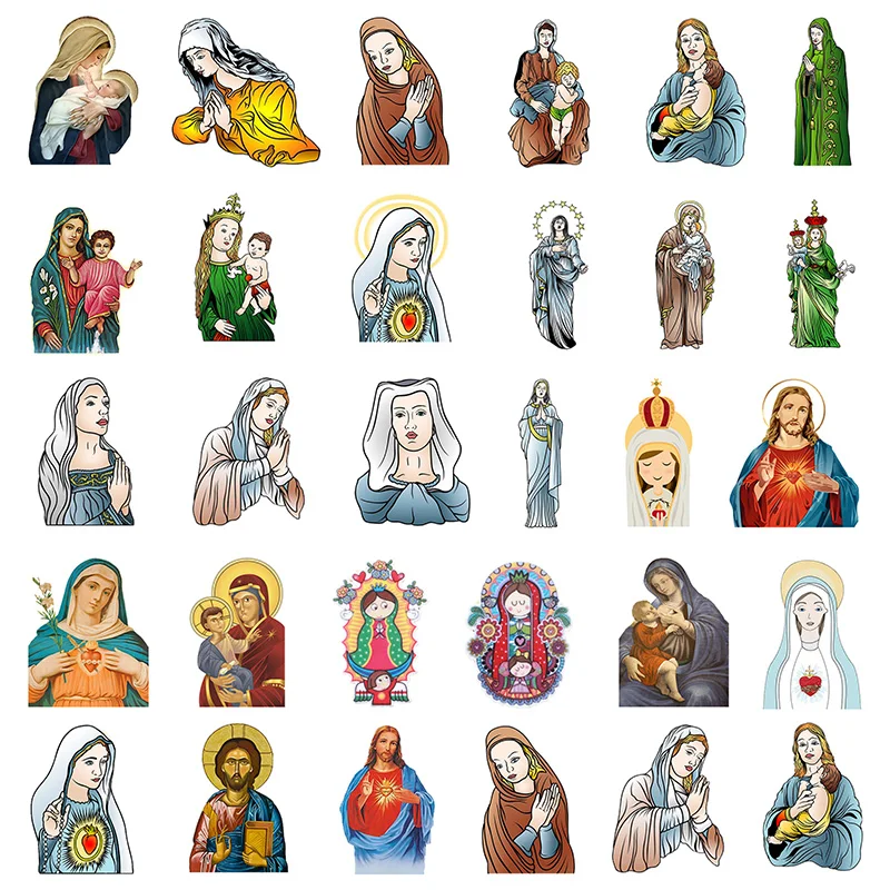 

Special Offer Epoxy Resin Jesus Christians Religion The Virgin Charms Acrylic DIY Flat Bottom Jewelry Makings Accessories XL398
