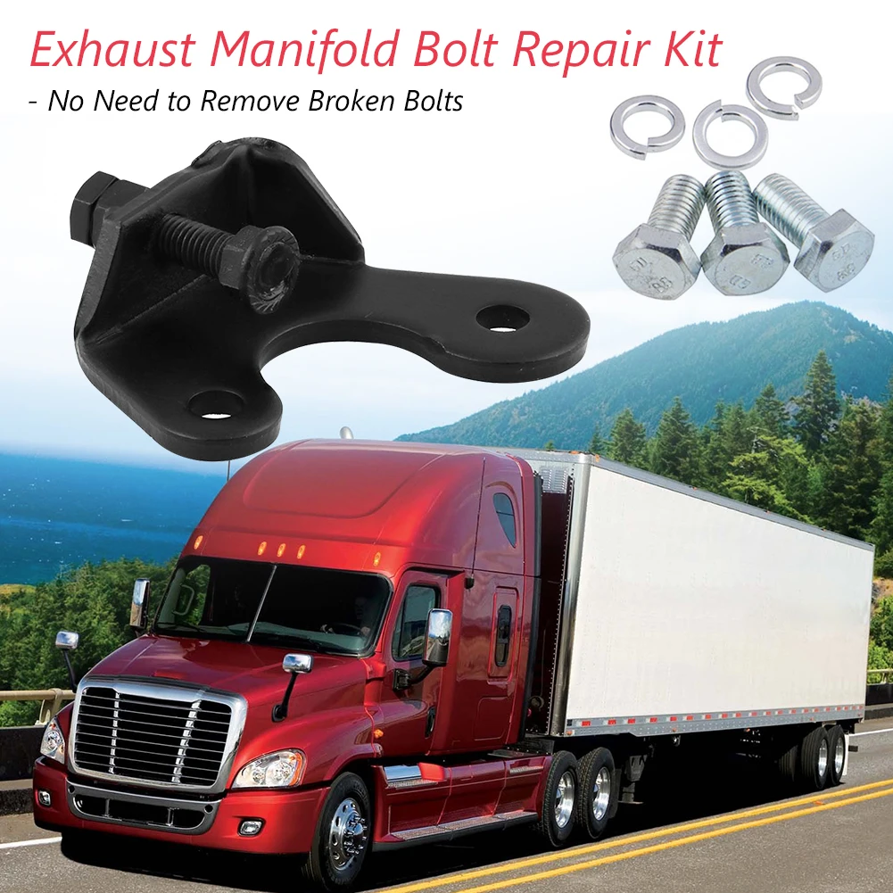 

Exhaust Manifold Bolt Repair Kit Driver Rear / Passenger Front Easily Installation Personal Car Elements for GM Engine