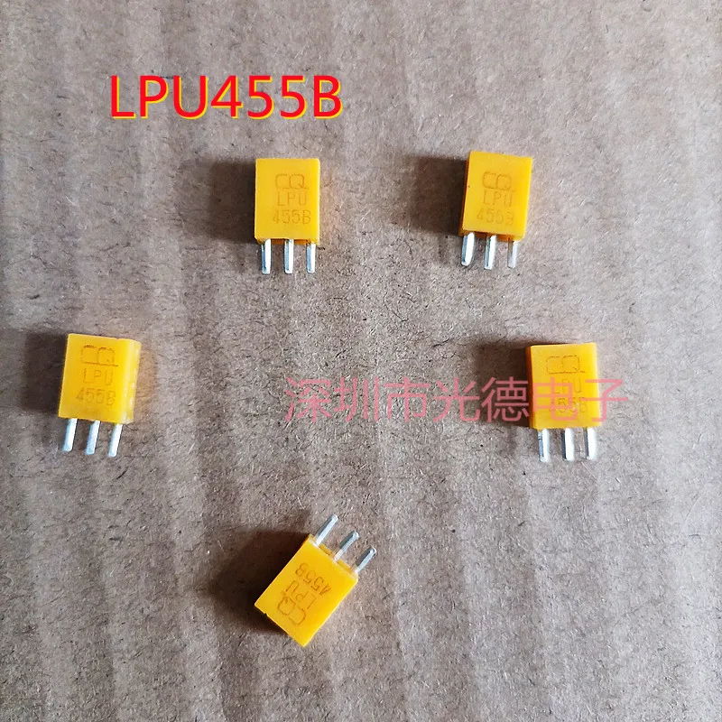 

100PCS/ 455B original CQ ceramic crystal LPU/SFU455B 455KHZ remote control radio filter 455K