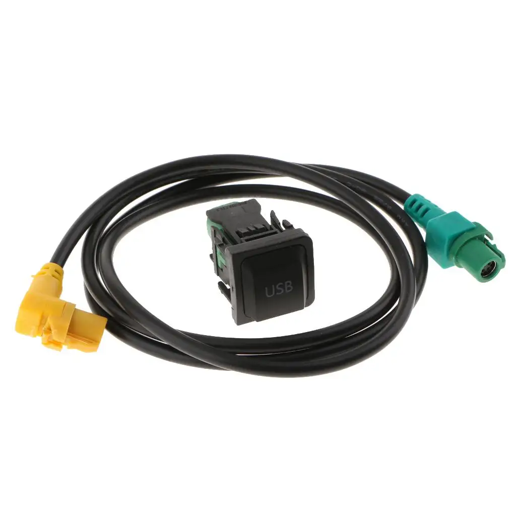Разъем интерфейса переключателя USB + жгут проводов для VW Golf MK6 Jetta MK5 RCD 510 |