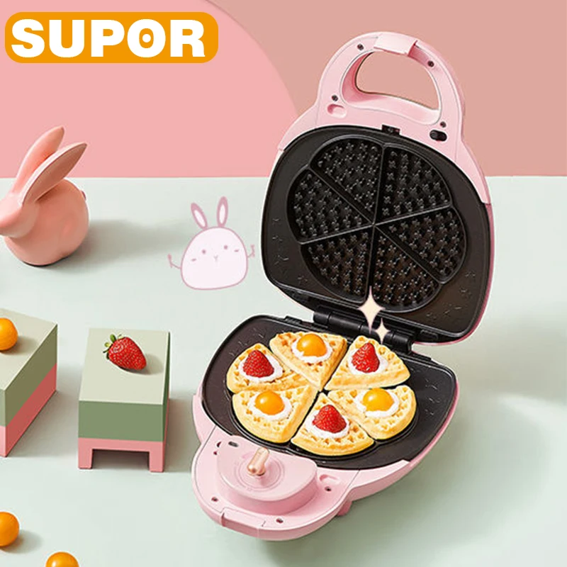 

SUPOR Sandwich Maker Electric Breakfast Machine Non-stick Multi-purpose Home Kitchen Appliance 3 In 1 Toaster SD18C803F6