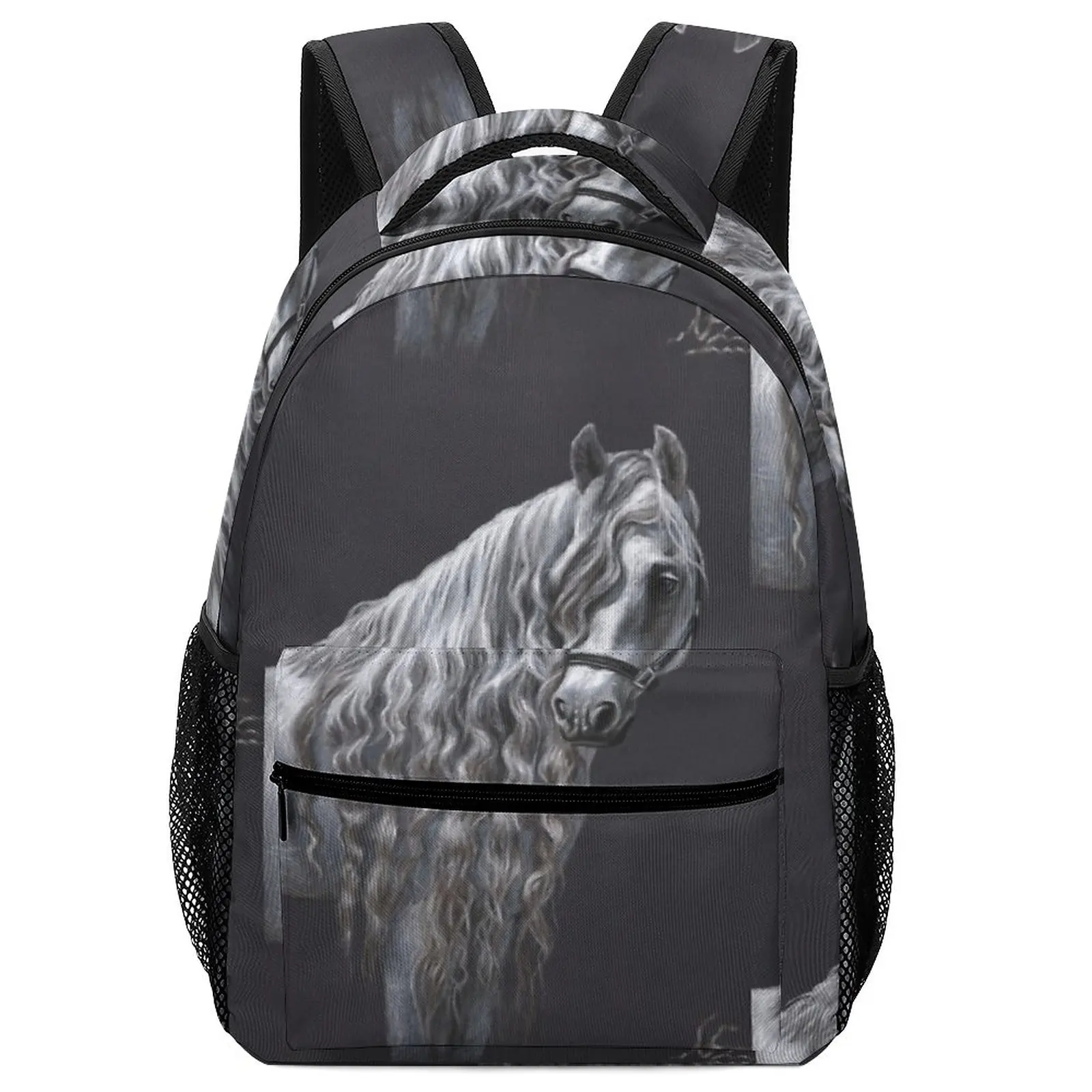 New Fashion Andalusier - Andalusian Horse Kids School Bags For Boys for Children Kids Women Fun  School Bags 3 Piece Set School