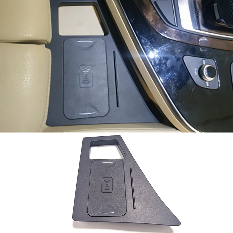 

Car QI wireless charger fast phone charger charging pad panel phone holder for Audi Q7 2016 2017 2018 2019 accessories