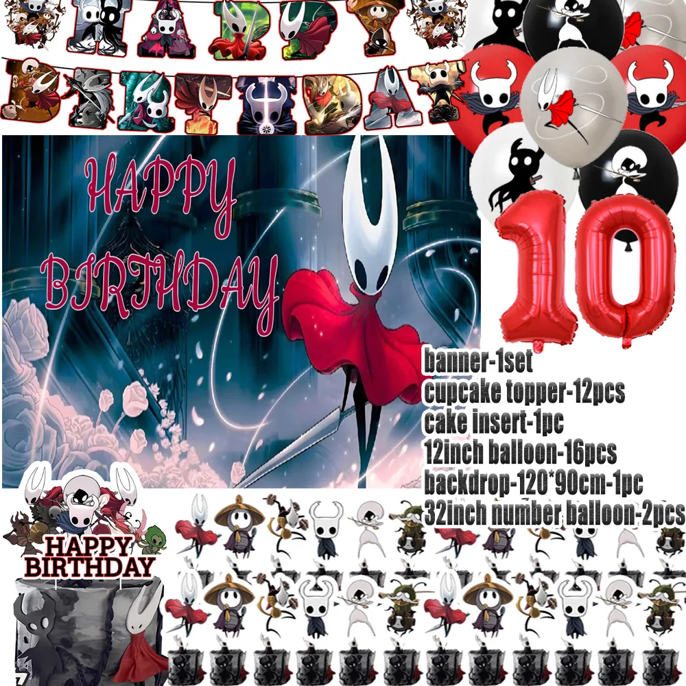 

Баннер "Холлоу Найт" для дня рождения