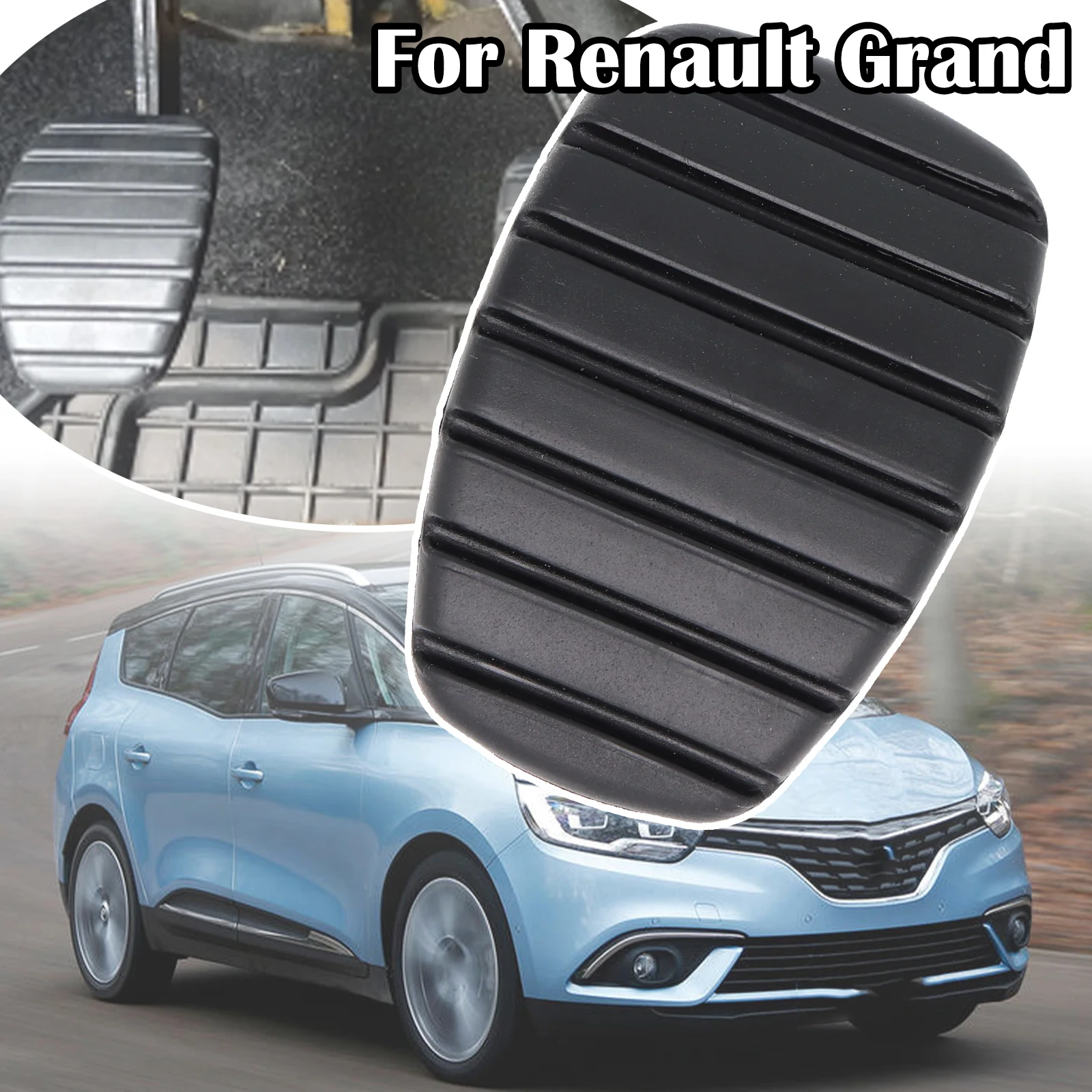 Резиновая накладка на педаль тормоза и сцепления для Renault Grand Scenic 2 2010-2006 2005 2004 2003