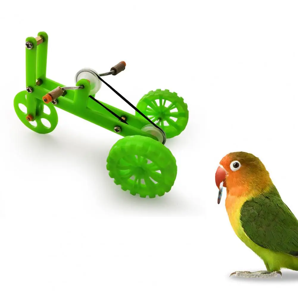 

Bird Training Toys Funny Mini Training Bike Bell Ball Vine Balls Parrot Puzzle Toy Intellectual Development Bird Supplies