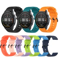 xiaomi sports silicone watchband for xiaomi watch color wrist strap band for mi smartwatch bracelet replaceable accessories 22mm