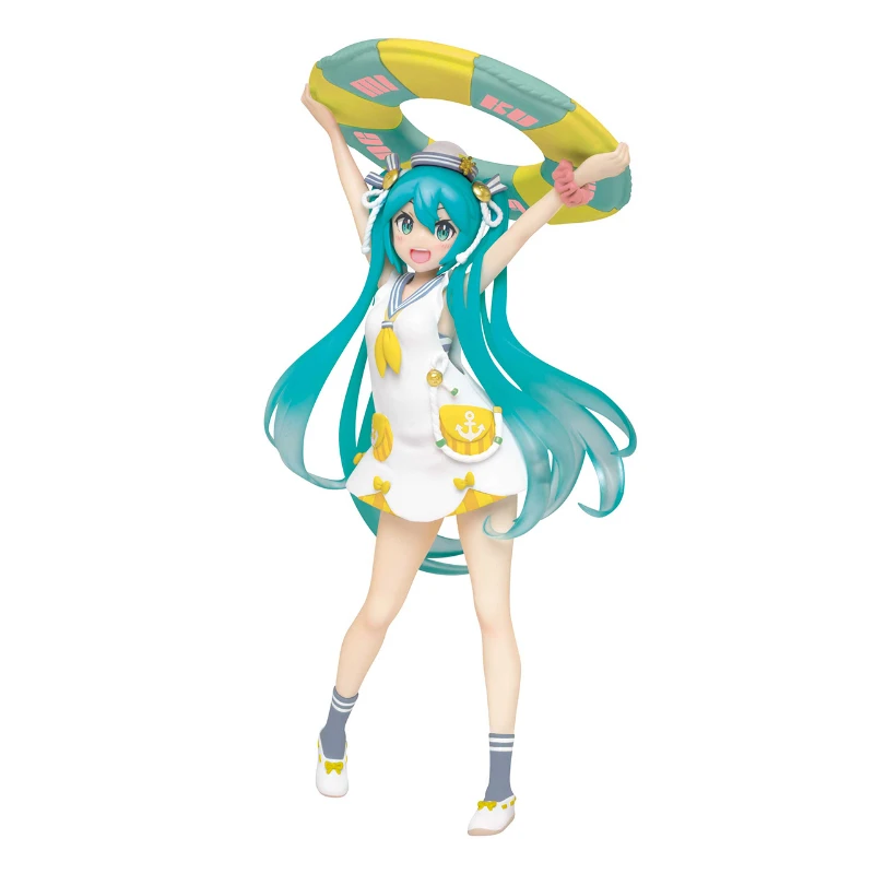 

Bandai Hatsune Miku Original Summer Service Ver. Normal Edition Anime Figure Adult Doll Model Decoration Toy Birthday Gift