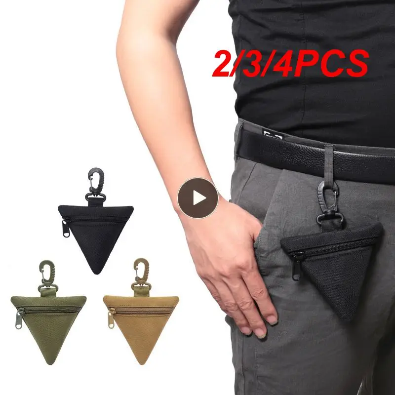 

Mini Tactical Wallet Coin Key Purse Military Pack Small Earphone Pouches Triangle Waist Hunting Bag Outdoor Camping Hiking Tool