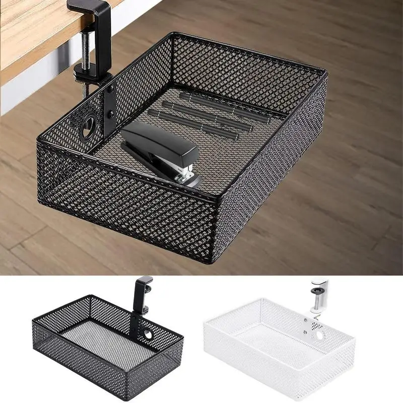 

Under Desk Drawer Organizer Invisible Storage Box Self Adhesive Stationary Container Bedroom Desk Sundry Makeup Holder For Home