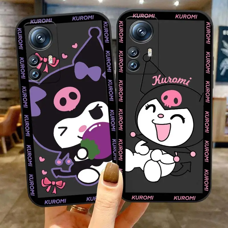 

Sanrio Kulomi My Melody Love Phone Case For Xiaomi Mi 13 12T 12S 12X 12 11 11T 11i 10T 10 9 8 Pro Lite Ultra 5G Black Cover