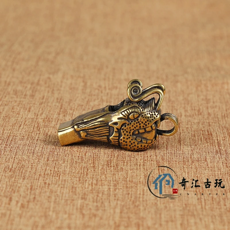 

Bronze keychain pendant pure copper handmade retro creative faucet