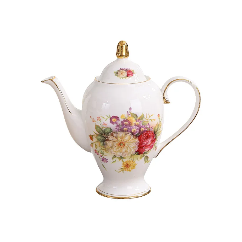 Маленький цветочный фарфоровый кофейный стакан и блюдо набор с большой емкостью