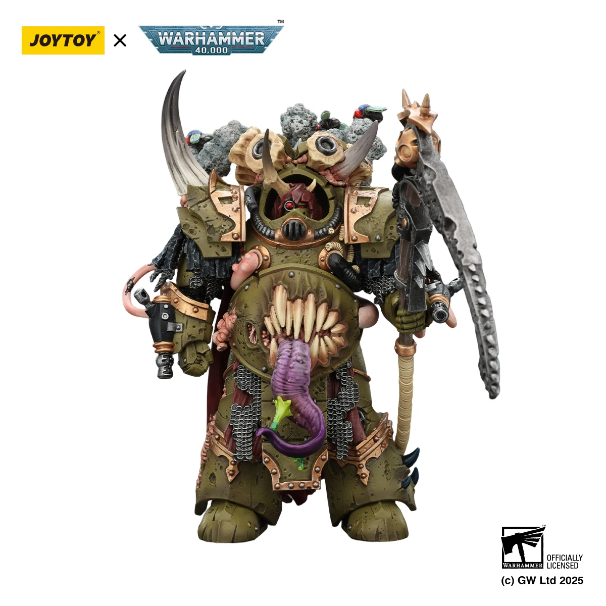 [В НАЛИЧИИ] JOYTOY Warhammer 40K 118 Фигурка Death Guard Deathshroud Terminator Champion 3 шт. Модель (art.: 3920d2f7f98aa) - 3920d2f7f98aa