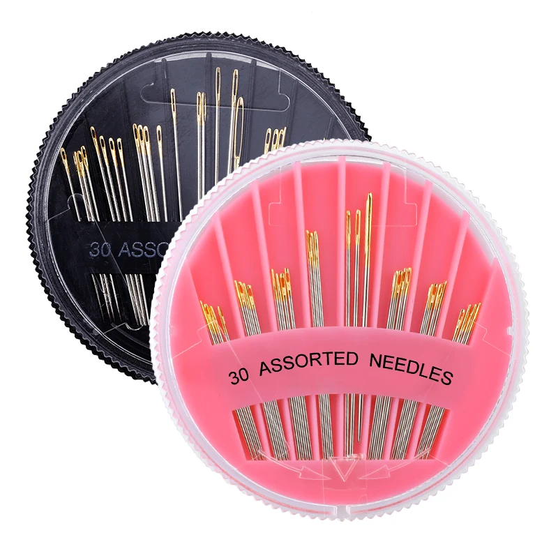 

Fenrry 30Pcs/Set Compact Assorted Hand Sewing Needles Quilt Sew Embroidery Mending Craft Quilt Sew