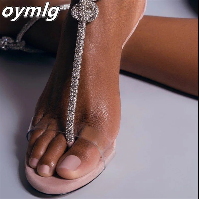 

Sandals sexy fashion summer word buckle stiletto buckle rhinestones Sandals shoes for women sandals clear heels for women