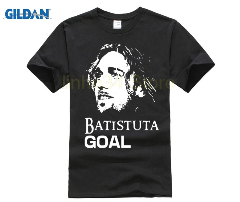 Duzjian Летняя мужская Футболка Габриэль Батистута |