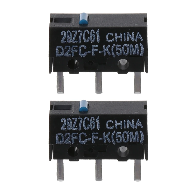 Микропереключатель мыши D2FC-F-K Кнопка Синяя точка Контакты из серебряного сплава