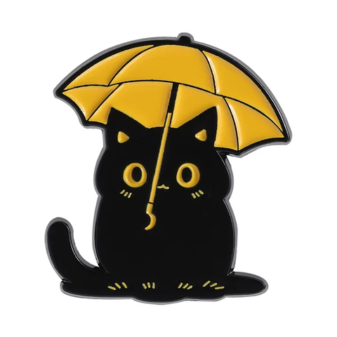 Эмалевые броши набор из 4 штук