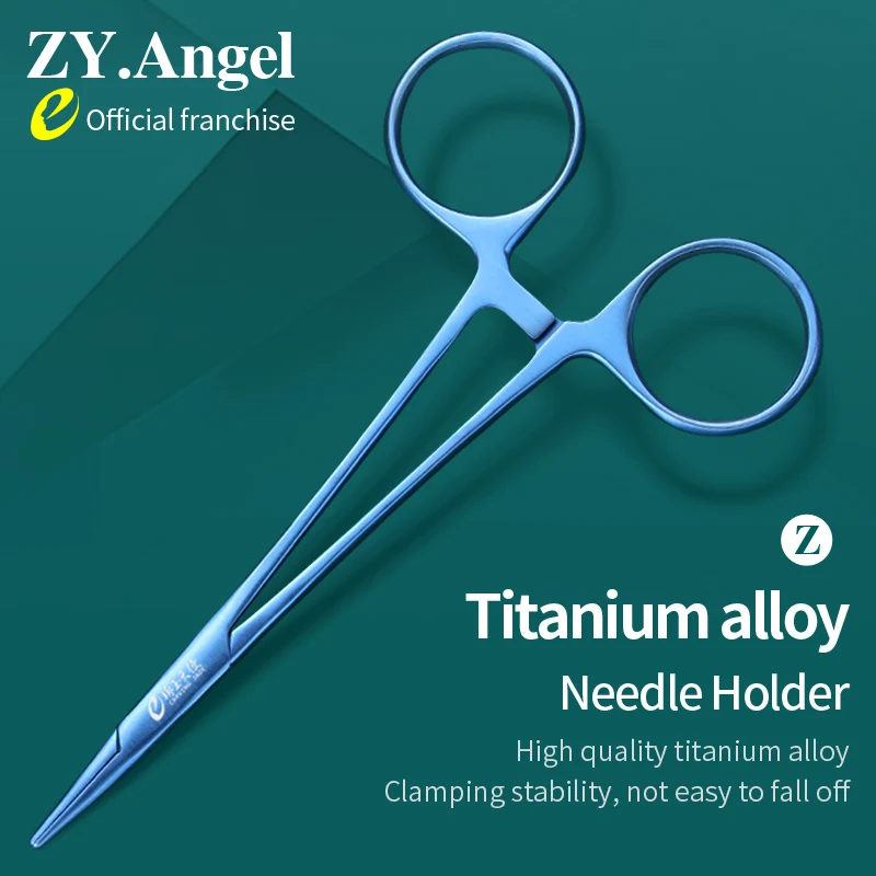 Cosmetic Medical Instruments Titanium Alloy Medical Needle  Holding  Forceps  Fine Micro  Plastic Surgery Ophthalmic Instruments