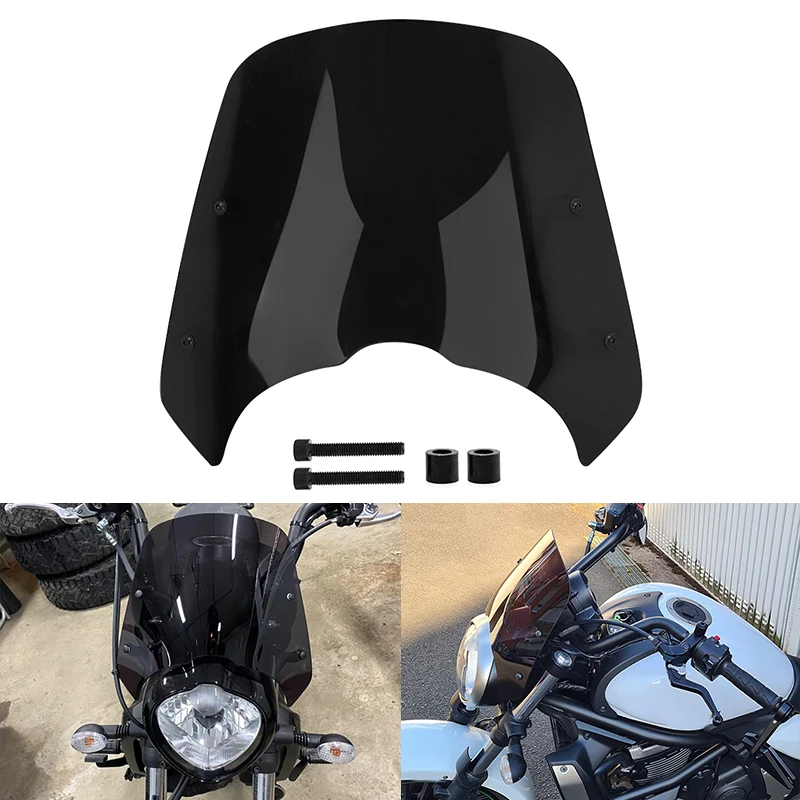Ветровой дефлектор на лобовое стекло мотоцикла, кронштейн на лобовое стекло, подходит для Kawasaki VN650 VN650s EN650 2015-2022