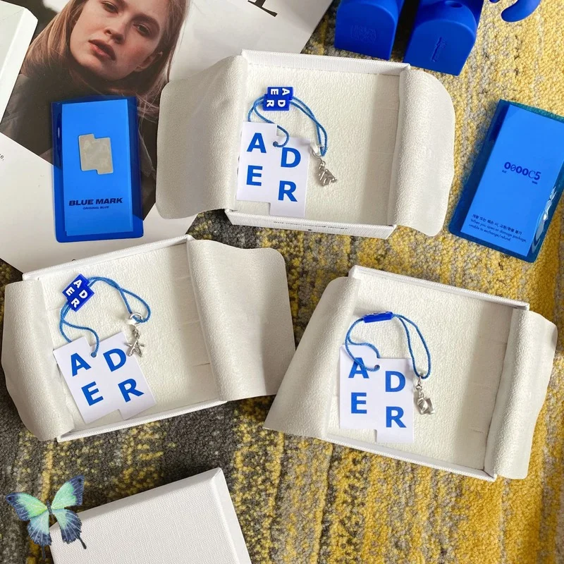 

ADER New 925 Silver Product A Letter Five Pointed Star Ader Error Earrings Pendant Jewelry Pendant