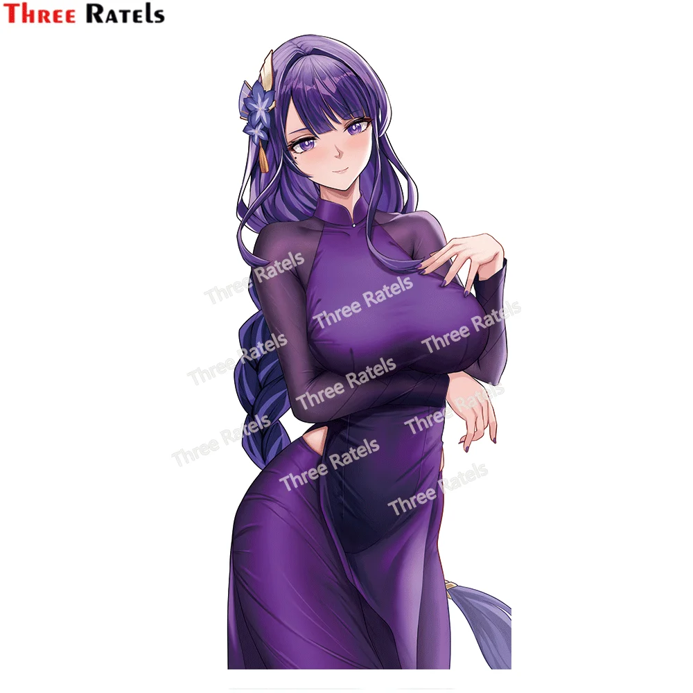 Три Ratels H616 Аниме игра девочка Райден шогун геншин ударопрочные наклейки для авто