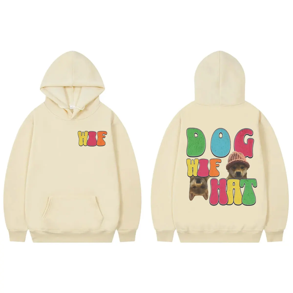 Толстовка с капюшоном рисунком собаки забавные толстовки и монетами Crypto Meme