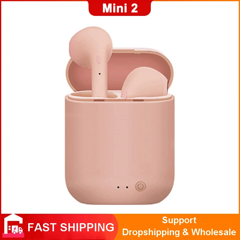 Mini 2 TWS Wireless Earphones Bluetooth 5.0 Headphones Earbuds Headset With Mic Charging Box For Xiaomi Huawei PK i9s i7s i99