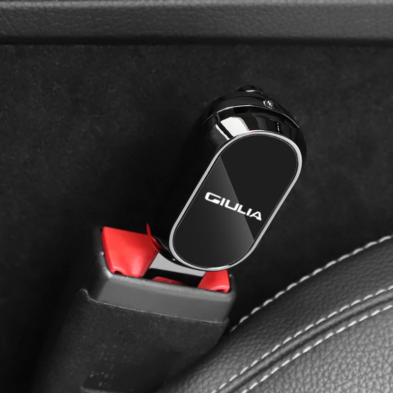 

Zinc Alloy car safety buckle extended silencer extended buckle plug For alfa romeo giulia Car Accessories