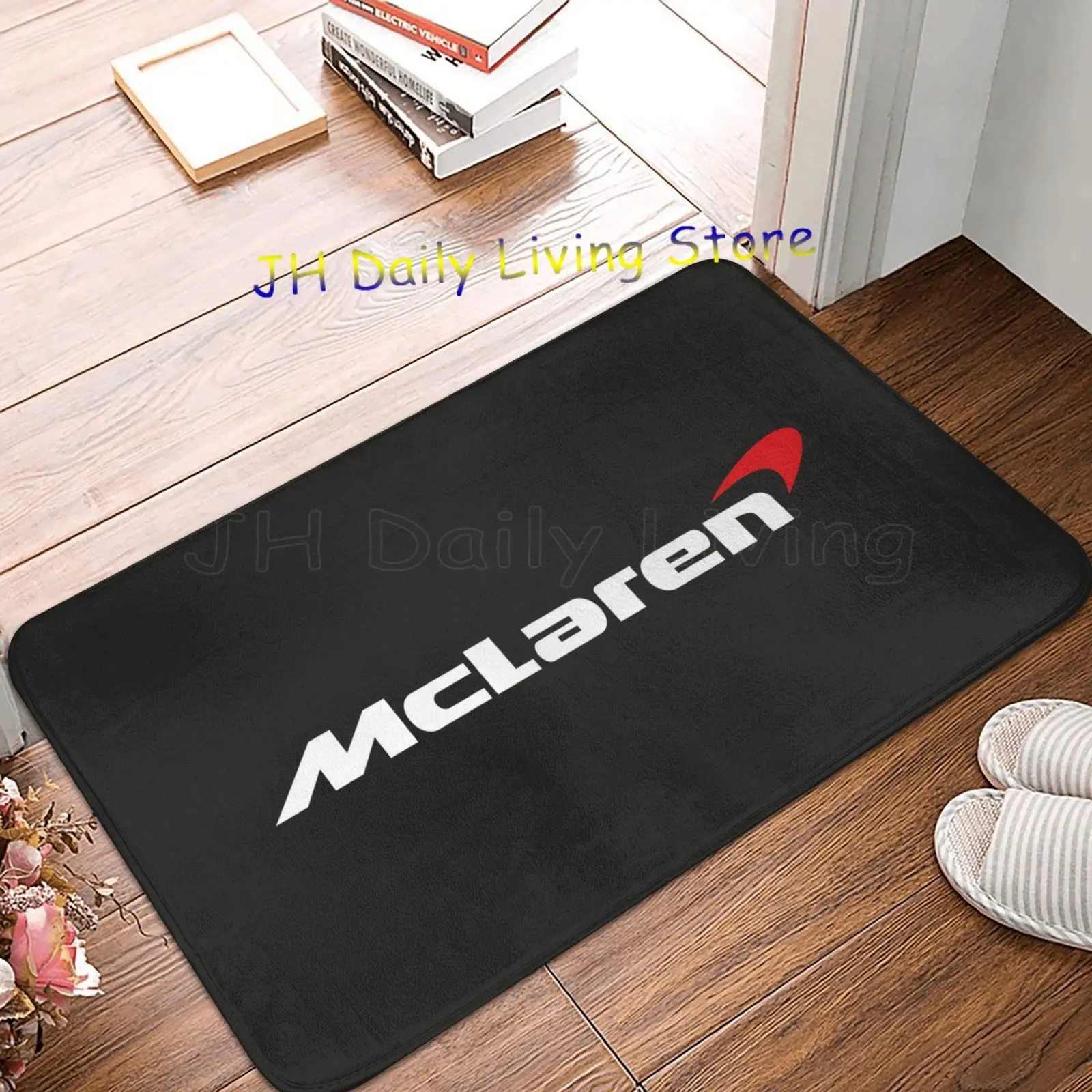 

McLaren Bedroom Entrance Doormat Flannel Floor Mat Bathroom Decor Carpet Non-Slip Rug for Living Room Kitchen Welcome Mats