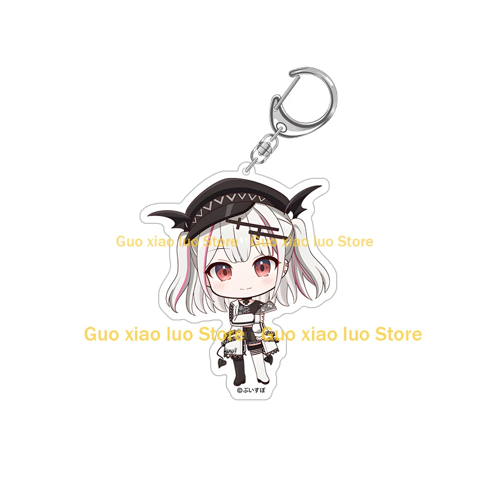 Фото VTuber VSPO GiGO Limited Edition YUMENO AKARI KOMORI MET SHIRANAMI RAMUNE NEKOTA TSUNA Chibi Kawaii Акриловый брелок Подвеска для сумки №3