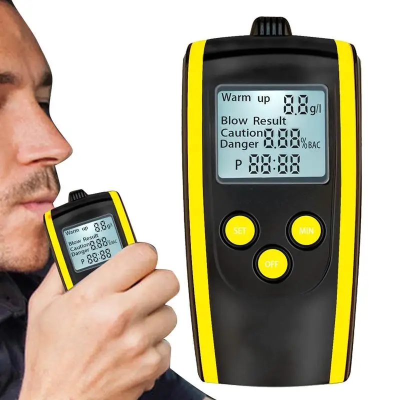 

Portable Breath Tester Breathalyzer Professional-Grade Accuracy Breath Tester For Personal Professional Use