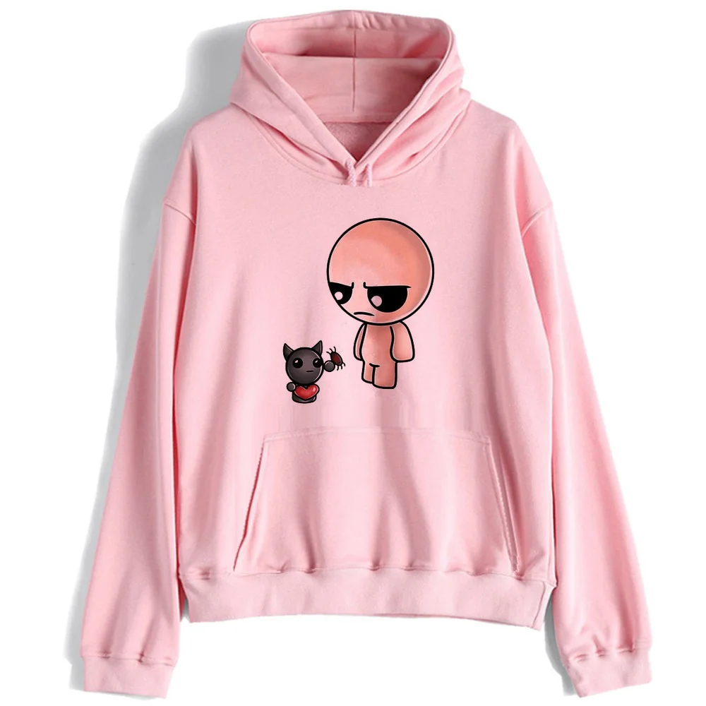 Фото Женская толстовка The Binding of Isaac, кавайный стиль, мода Y2K 2000-х, зимняя, теплая, повседневная, с карманами. №3