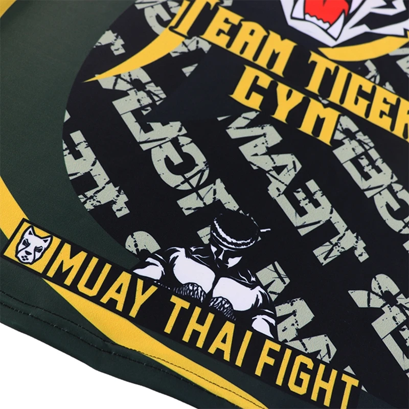 Футболка-рэшгард Tiger Muay Thai для мужчин в стиле бокса, кикбоксинга, бразильского джиу-джитсу, ММА и других единоборств в зале фитнеса или на боевых тренировках.