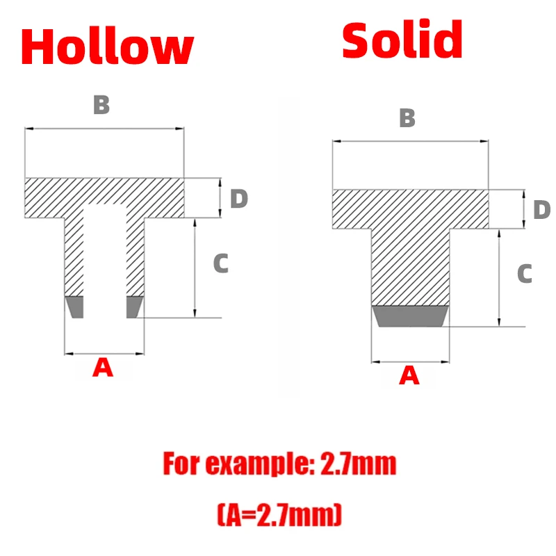 

Силиконовые заглушки для отверстий 2.5-13 мм