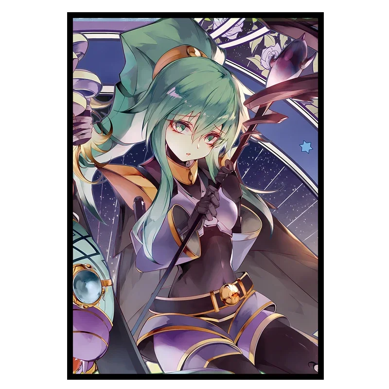Фото 50 шт./пакет Yu Gi Oh El Shaddoll Winda Wendigo Yugioh Deck Build Pack чехол для карт Borad Game Card Protector Case 63*90 мм №2