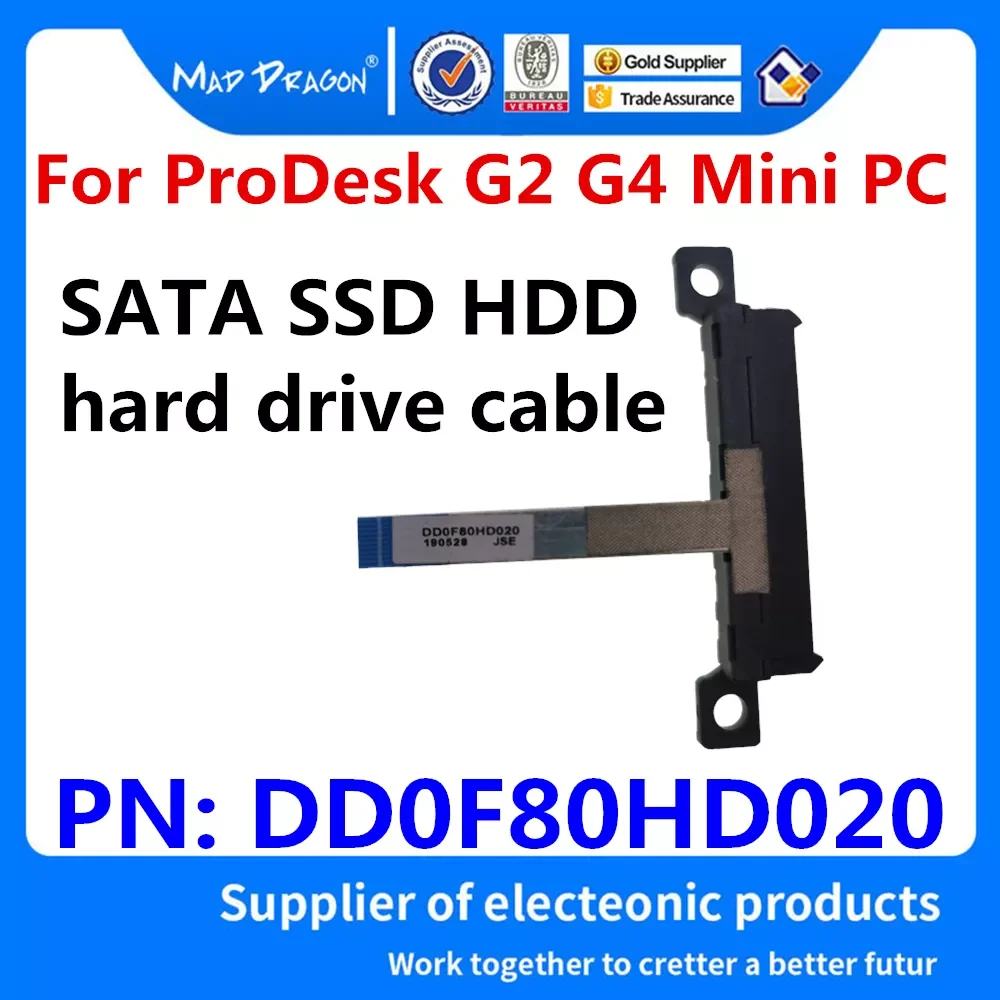 

Новый кабель для жесткого диска SATA SSD HDD для HP ProDesk G2 G4 мини-ПК SSD HDD 2,5-дюймовый кабель для жесткого диска DD0F80HD020
