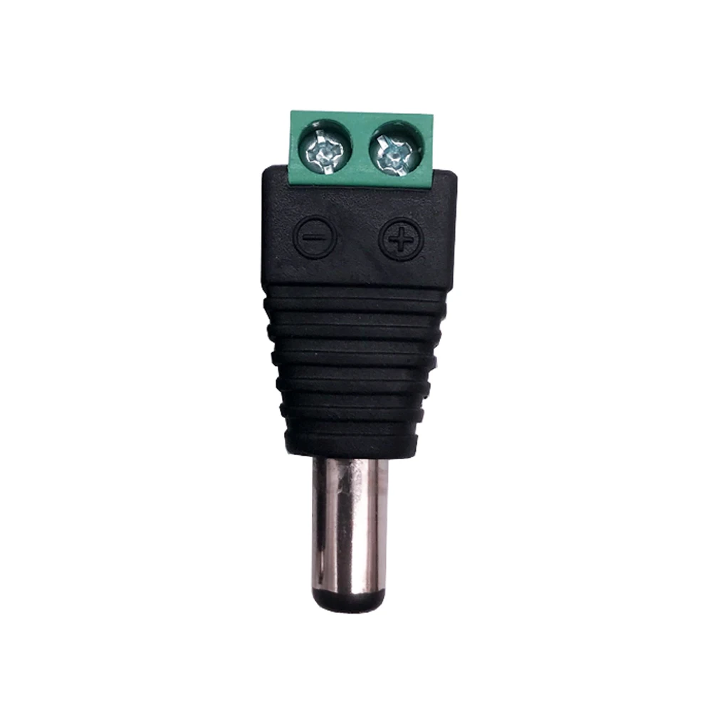 

Штекерный разъем постоянного тока 5,5 мм x 2,1 мм, адаптер питания, гнездовые разъемы, соединитель для блока питания CCTV, коннектор для светодиодной ленты