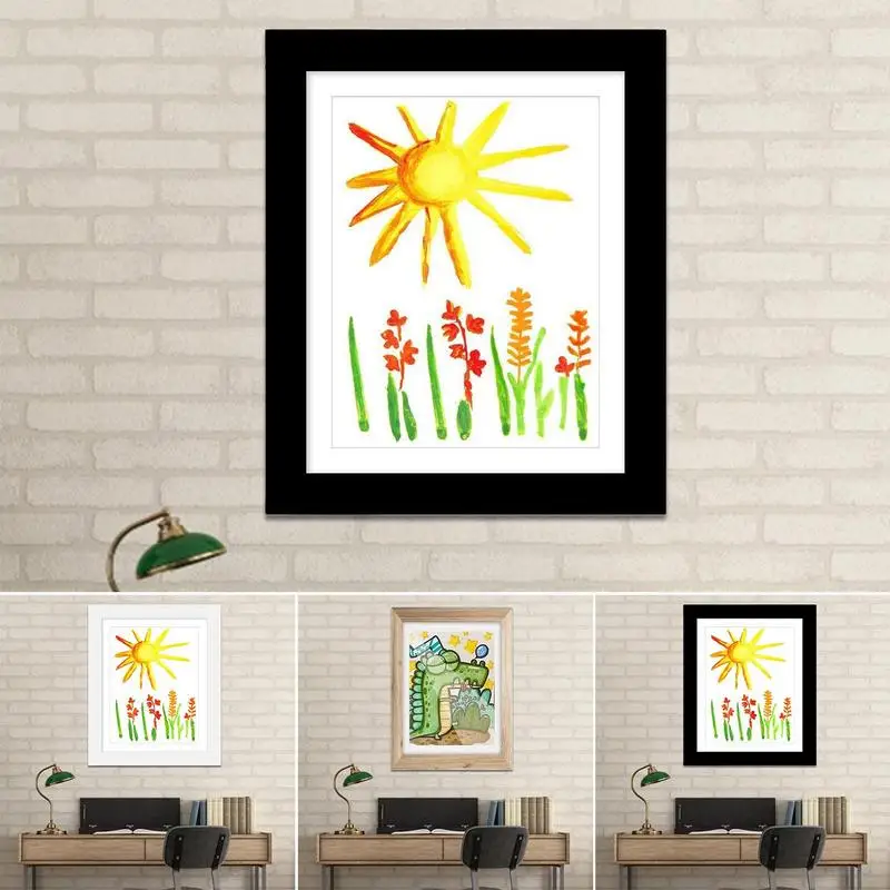 

2023 NEW Children Art Frames Magnetic Front Open Artwork Storage Rack For Poster Photo Drawing Paintings Pictures Display Gift