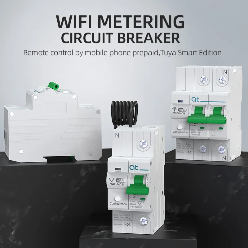 

Автоматический Беспроводной Выключатель с таймером, WIFI, 1P