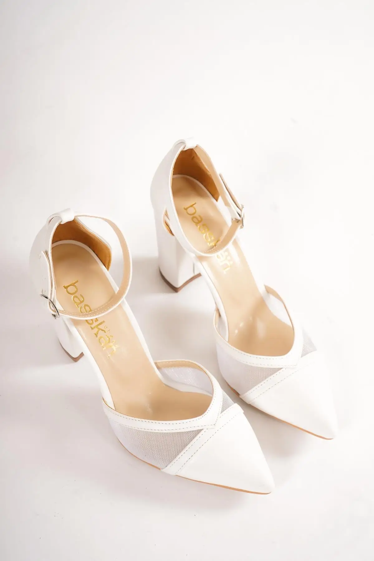 

Women's Pointed Toe Gauze High-Heeled Shoes 2021 Spring Summer Fashion Classic High-Heeled Women 'S Shoes Artificial Leather Style