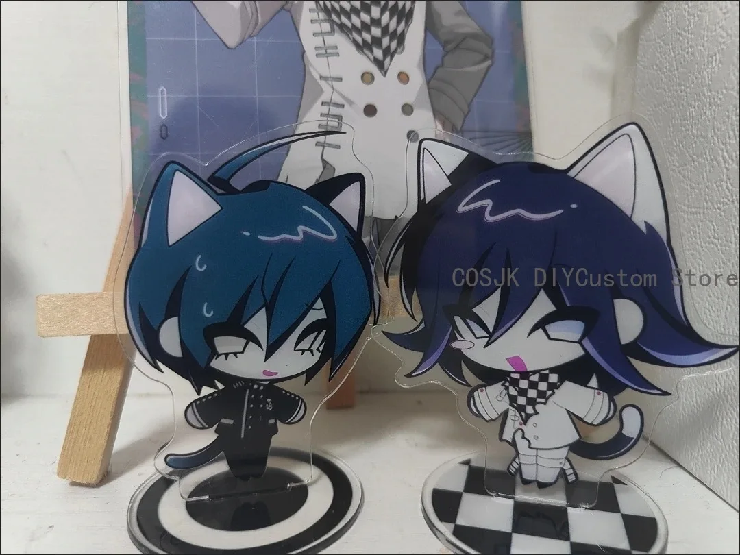 Фото 5 см аниме Shuichi Saihara Kokichi Oma косплей акриловая подставка модель тарелка декор стола стоячий знак настольный подарок на день рождения №4