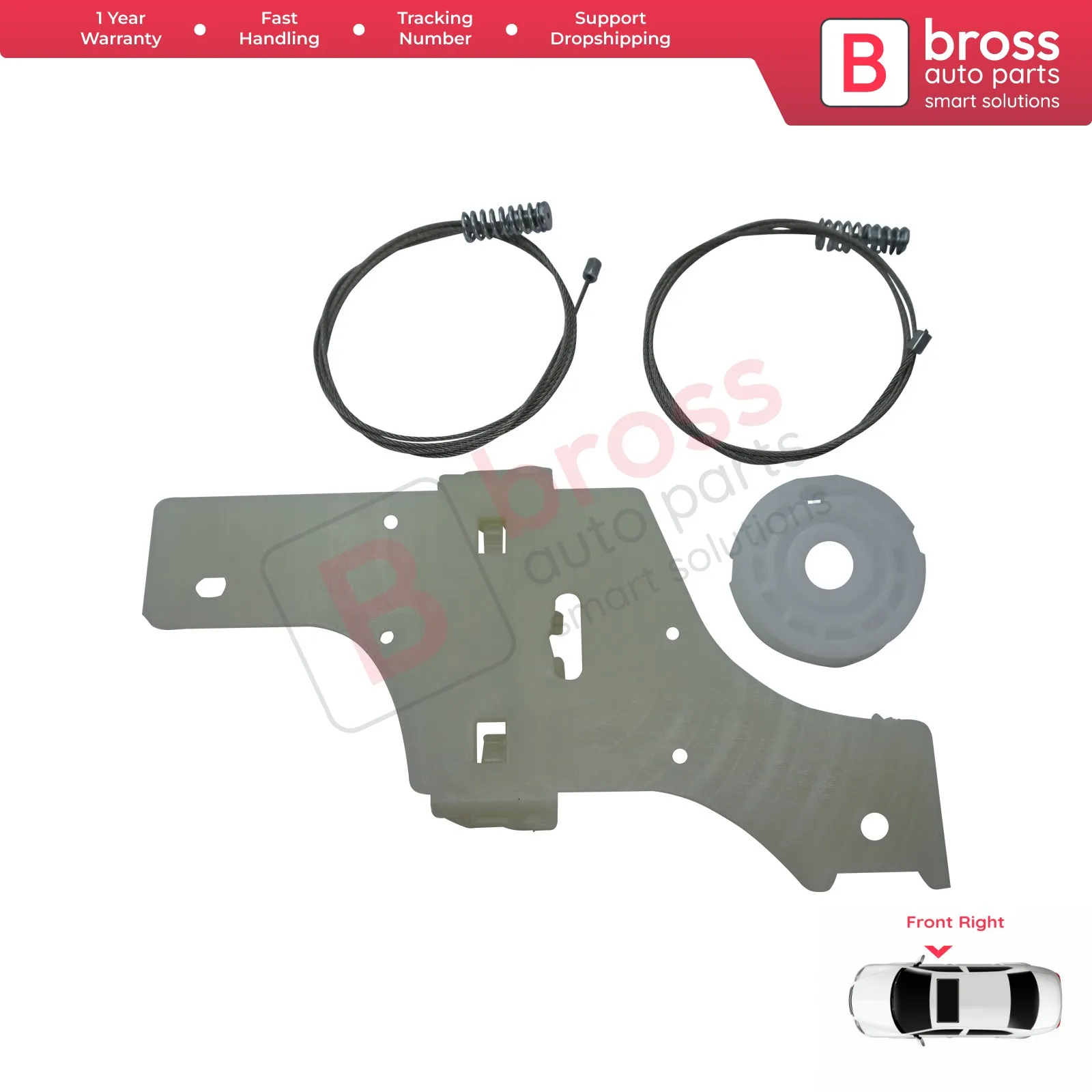 Рисунок 3 - Комплект для ремонта стеклоподъемника Bross BWR1160