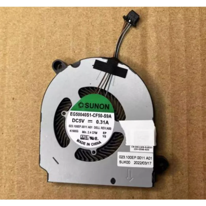 Новый вентилятор охлаждения процессора ноутбука для DELL Latitude 13 5300 5310 Вентилятор